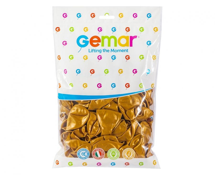 Balony złote metalizowane śr. 80cm (100szt) GoDan